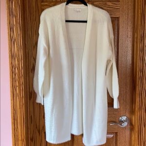 Cream Cardigan Sweater